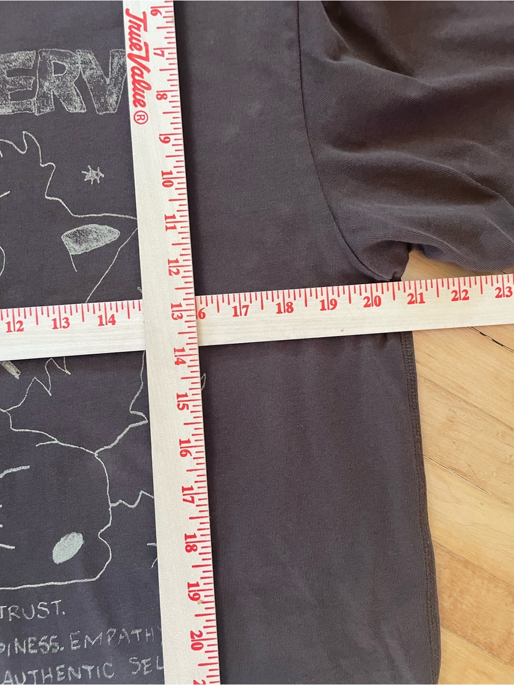 CHNGE Organic Cotton Fair Trade Boxy Fit Graphic Tee T Shirt YOU DESERVE Cat - Picture 9 of 10